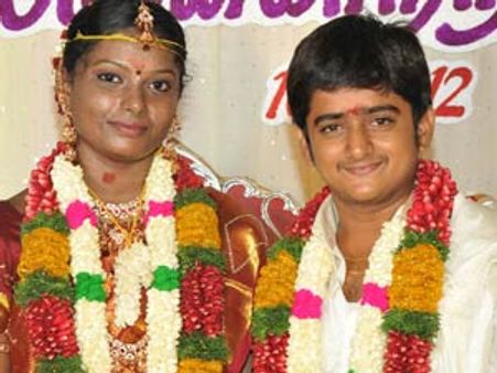 காமெடி நடிகர் சங்கர் - மோனிகா நந்தினி திருமணம் - வடிவேலு, விவேக் வாழ்த்து!