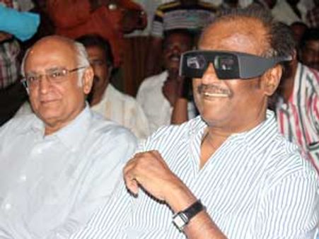 சிவாஜி 3 டி ட்ரைலர் வெளியீட்டு விழா- எதிர்பாராமல் வந்த ரஜினி!