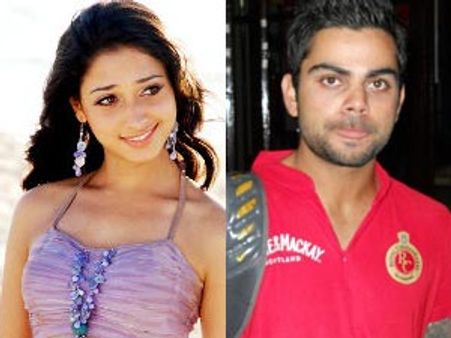 கோஹ்லியுடன் கிசுகிசுக்கப்படும் தமன்னா!