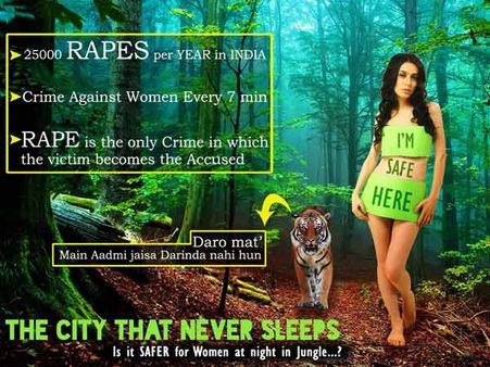 டெல்லி மாணவிக்கு ஆதரவாக பாலிவுட் நடிகை அரை நிர்வாண போஸ்: இப்படியும் ஒருவர்?