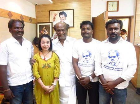 ஜப்பானிலிருந்து வந்த ரசிகையைச் சந்தித்த சூப்பர் ஸ்டார்!