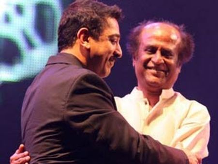 கமலை அமைதி காக்கச் சொன்ன ரஜினி.. போனில் பேச்சு!