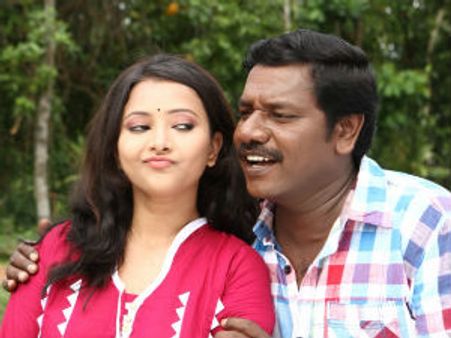 முத்தம் கொடுக்க முயல்வதாக பயந்து கருணாஸை தள்ளிவிட்ட நடிகை