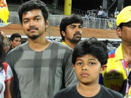 நடிகரல்ல, டோணி மாதிரி கிரிக்கெட் வீரராக விரும்பும் விஜய் மகன்