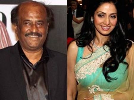 ஸ்ரீதேவி கொடுத்த விருந்தில் ரஜினி!