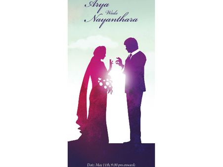 நாளை ஆர்யா - நயன்தாரா 'திருமணம்'!! - நிஜமா... சினிமா விளம்பரமா?