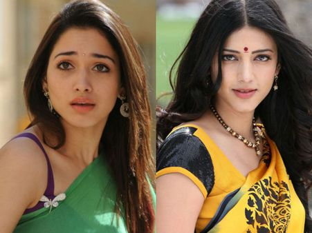 ரமணா இந்தி ரீமேக்: ஸ்ருதியுடன் தமன்னா மோதலா?