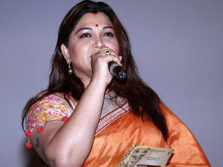 மு.க. அழகிரி மகனின் 'வடகறிக்கு' குஷ்பு வாழ்த்து