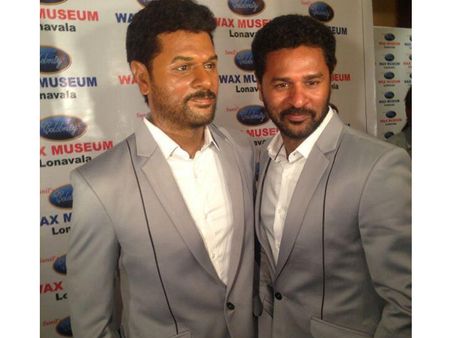 பாலிவுட் ரசிகர்கள் உருவாக்கிய பிரபுதேவா மெழுகுச்சிலை...