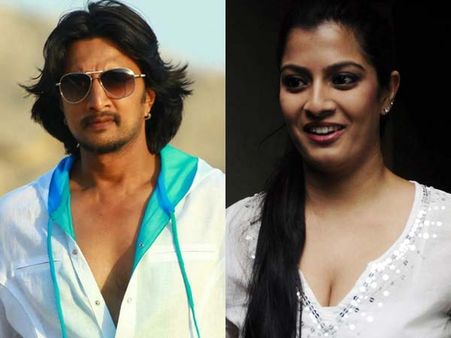 ‘நான் ஈ’சுதீப் உடன் கன்னடத்தில் ஜோடி சேரும் வரலட்சுமி சரத்குமார்