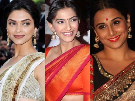 புடவையில் கலக்கும் பாலிவுட் மயில்கள்…