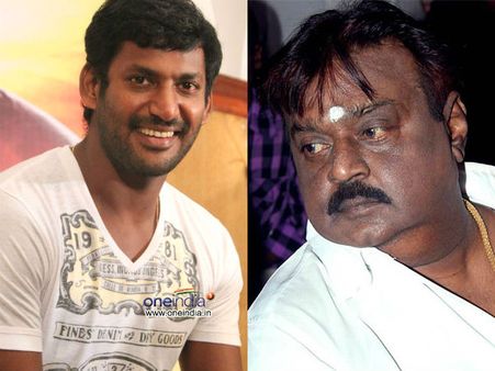 உனக்கெதுக்குப்பா இந்த வேலை.. பணத்தை இழக்காதே! - கேப்டனின் அறிவுரையால் நெகிழ்ந்த விஷால்