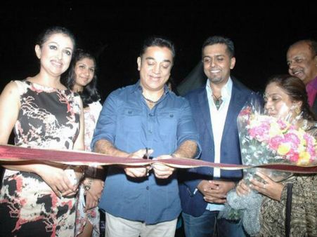 சென்னையில் பவுன்ஸ் ஸ்டைல் லவுன்ஜ்-ஐ திறந்து வைத்த கமல், கௌதமி