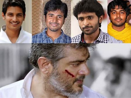 வீரம் டீஸர் 'மாஸ்', அஜீத் 'ராக்கிங்': இளம் ஹீரோக்கள் கருத்து