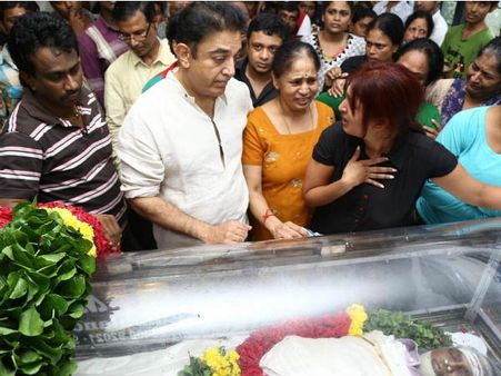 ரகுராம் மாஸ்டரின் உடலுக்கு ரஜினி, கமல், கே. பாலசந்தர், விவேக், நமீதா அஞ்சலி