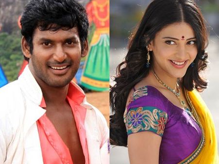 விஷாலுக்கு ஜோடியாகும் ஸ்ருதிஹாசன்