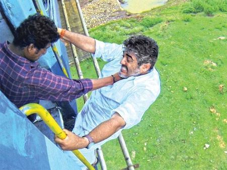 காதல் காட்சிக்கு டூப் போடாமல் சண்டை காட்சிக்கு மட்டும் டூப் எதற்கு: அஜீத்