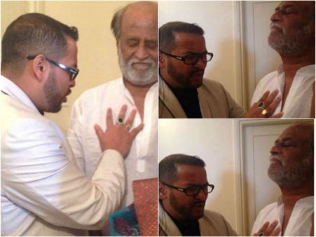 ரஜினி வீட்டில் சிறப்பு பிரார்த்தனை செய்த பாதிரியார்!