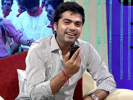 புதுயுகம் டிவியின் 'ஜன்னல்' பக்கம் வந்த சிம்பு!