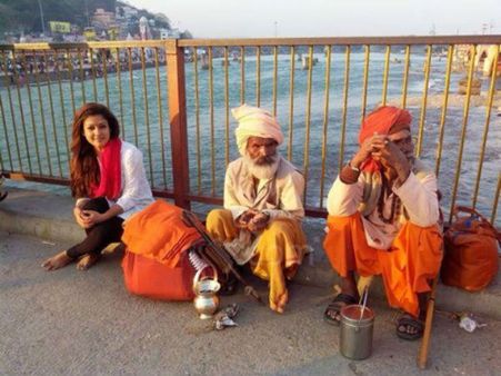 ரிஷிகேஷ் போன நயன்தாரா… ருத்ராட்ச மாலை அணிந்து வழிபாடு