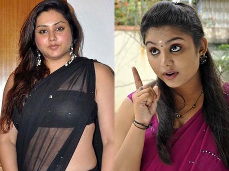 அதான் அரசியல்ல கூப்பிடறாங்களே.. போக வேண்டியதுதானே! - நமீதாவை 'விரட்டும்' புது நடிகை