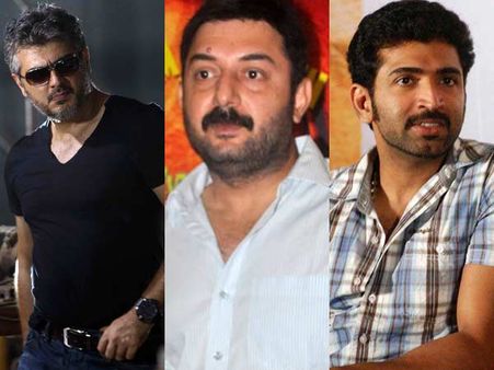 அரவிந்த்சாமி, அருண் விஜய்.... இவர்களா அஜீத்தின் வில்லன்கள்?