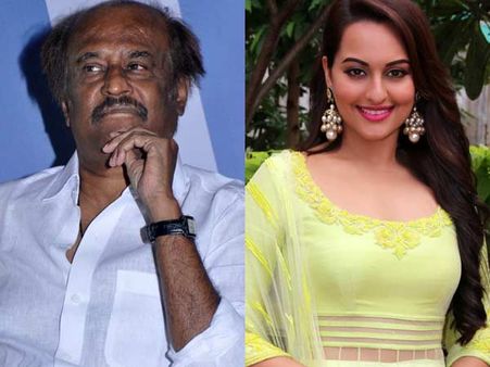 அன்று 'அஸ்லி நக்லி'யில் ரஜினியுடன் பேபியாக.. இன்று அழகு ஜோடியாக.... 'திரில்'லில் சோனாக்‌ஷி !