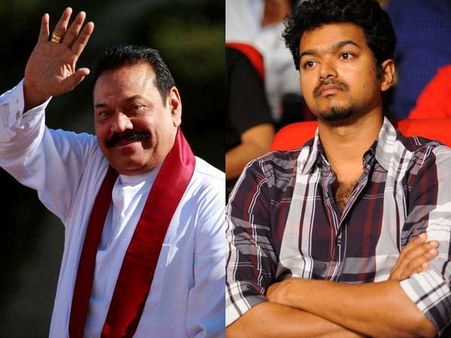 ராஜபக்சே தொடர்பு: முழுப் பூசணிக்காயை சோற்றில் மறைக்கும் விஜய் படத் தயாரிப்பாளர்கள்!