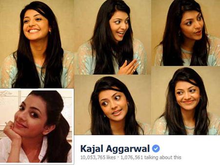 காஜல் அகர்வாலைத் தொடரும் 1 கோடிப் பேர்!