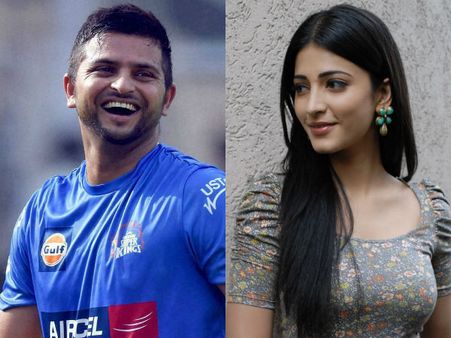 சி.எஸ்.கே. சிங்கம் சுரேஷ் ரெய்னாவை காதலிக்கும் ஸ்ருதி ஹாஸன்