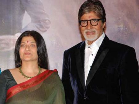 ஷூட்டிங்கில் குறும்பு செய்த அமிதாப்: கண்ணீர் விட்ட சரிகா