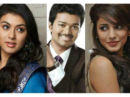 அடுத்து விஜய்க்கு 2 ஜோடிகள் ஸ்ருதிஹாசன், ஹன்சிகா!