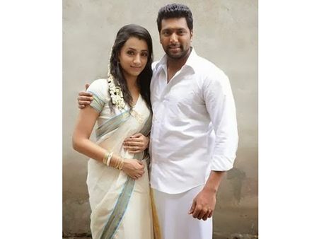 அதிக சம்பளம் கேட்ட காஜலுக்கு கல்தா... ஜெயம் ரவிக்கு ஜோடியானார் த்ரிஷா!