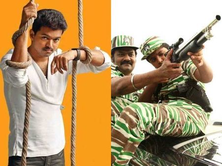 கத்தி, புலிப்பார்வை படங்களை வெளியிடக் கூடாது- உயர்நீதிமன்றத்தில் வழக்கு