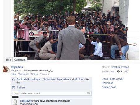 ஹாலிவுட் அர்னால்டுக்கு வரவேற்பு கொடுத்த கோலிவுட் 