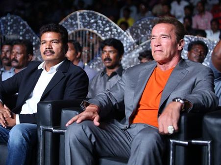 கலாய்க்கும் அர்னால்டு... மெர்சலாகும் ஷங்கர் - பேஸ்புக்கில் கலகல