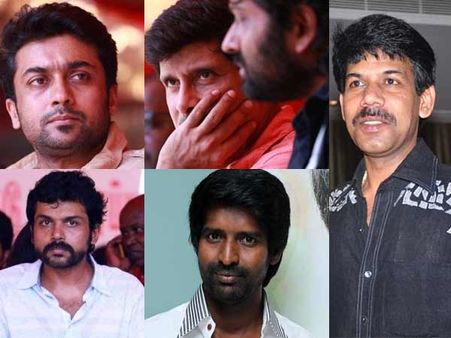 உண்ணாவிரதத்தில் சூர்யா, விக்ரம், கார்த்தி, சூரி, இயக்குநர் பாலா