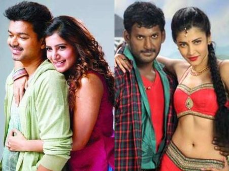 தீபாவளி ஸ்பெஷல்: கத்தி, பூஜை படங்களுக்கு நாளை முதல் ரிசர்வேஷன்!