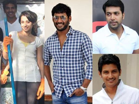 விஷால், ஜெயம் ரவி, ஜீவா.. துடைப்பத்தை எடுங்க!- அழைப்பு விடுத்த த்ரிஷா