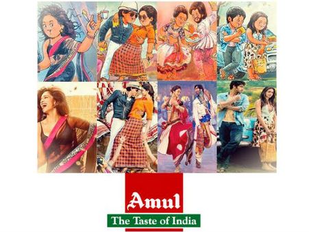 தீபிகா படுகோனேவிற்கு பிறந்தநாள் பரிசு கொடுத்த அமுல் பேபி