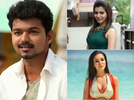 அட்லீ படத்தில் விஜய்க்கு ஜோடி சமந்தா - எமி?