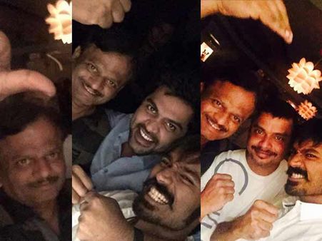 அனேகன் 'வெற்றி'யைக் கொண்டாடிய தனுஷ், சிம்பு, கேவி ஆனந்த்