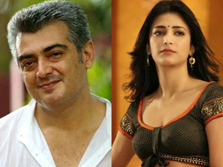 'கன்பர்ம்ட்', அஜீத்துக்கு ஸ்ருதி தான் ஜோடி: படத்தலைப்பு அச்சமில்லை?