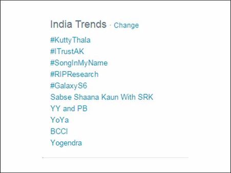 பிறந்த அன்றே ட்விட்டரை கலக்கும் 'குட்டி தல'