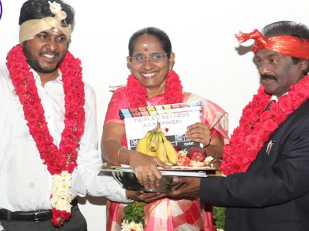 விஜய் வசந்தின் அச்சமின்றி... பூஜையுடன் தொடங்கியது