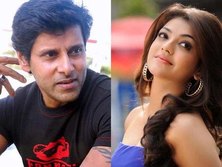 முதல் முறையாக விக்ரமுடன் ஜோடி சேரும் காஜல் அகர்வால்