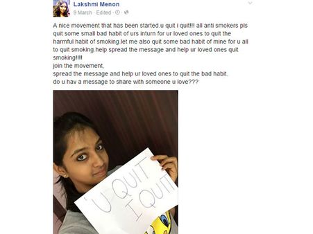 நீங்க விட்டுடுங்க, நானும் விட்டுடுறேன்: லக்ஷ்மி மேனன்