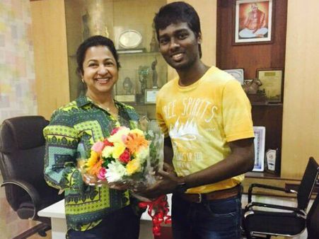 விஜய்யுடன் முதல் முதலாக நடிக்கும் ராதிகா