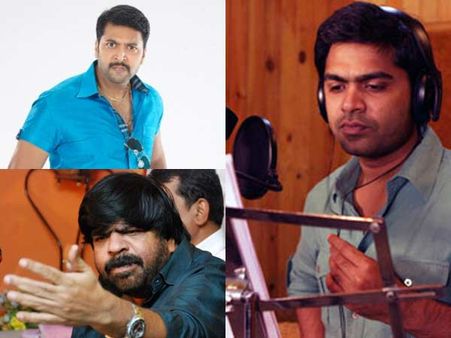 ஜெயம் ரவிக்கு எதிராக அப்பா டிஆர் கேஸ் போடறாரு.. மகன் சிம்பு பாட்டுப் பாடறாரு!