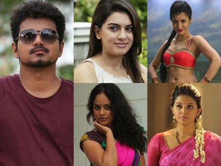 முதல் முறையாக விஜய் படத்தில் நான்கு நாயகிகள்!